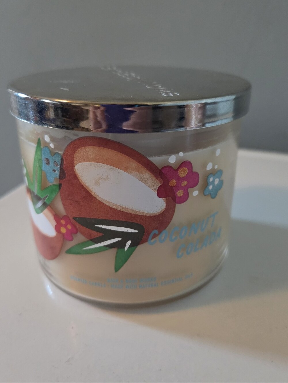 Coconut Colada Bath & Body Works 3 Wick Candle